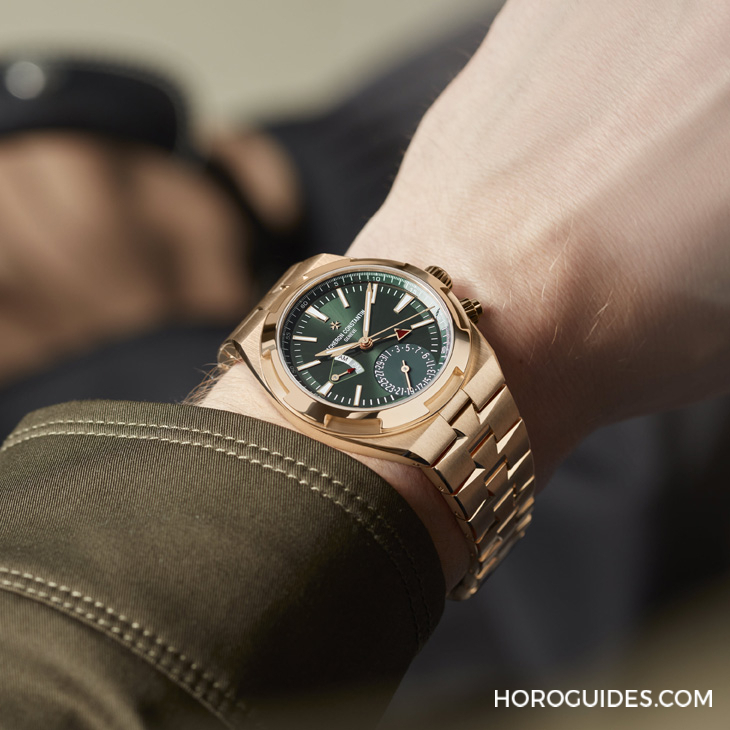VACHERON CONSTANTIN - OVERSEAS - 5520V/210R-B966 - 名表達(dá)人來(lái)點(diǎn)名，哪款一體式鏈帶腕表最好看、最好戴？