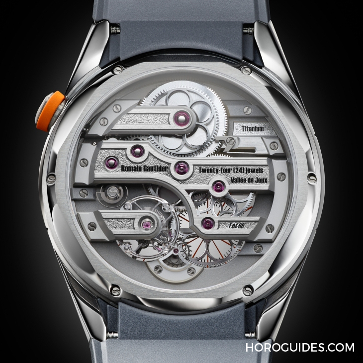 ROMAIN GAUTHIER - C by Romain Gauthier Titanium最終章，第六代版本首見鏤空設計