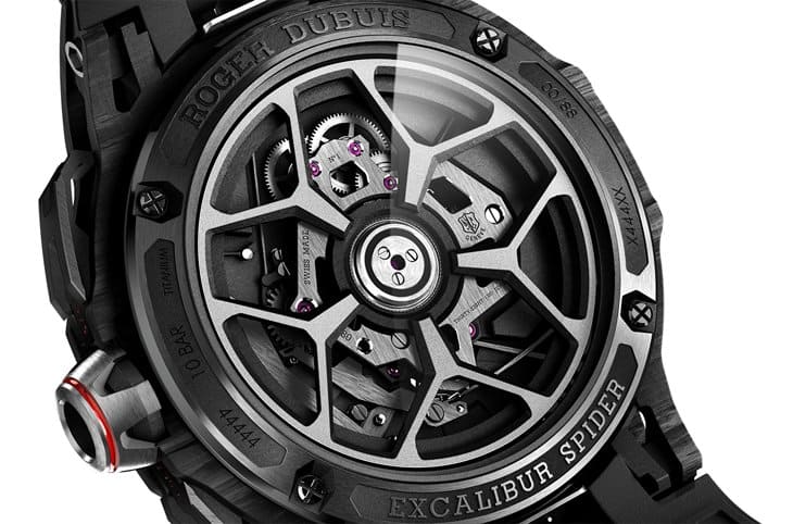 羅杰杜彼Excalibur Spider Flyback Chronograph：藍(lán)寶堅尼極速綠的腕上風(fēng)暴
