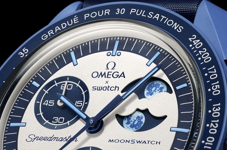 SWATCH MoonSwatch系列新作：藍(lán)月主題期間限定發(fā)售