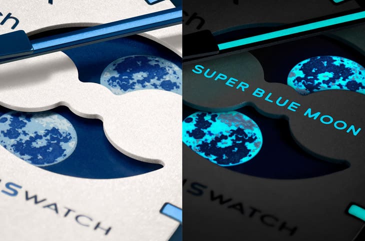 SWATCH MoonSwatch系列新作：藍(lán)月主題期間限定發(fā)售
