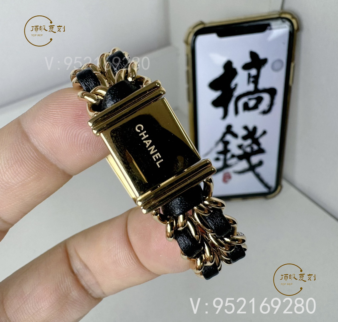 BV廠香奈兒PREMIERE系列H6951黑金方糖評測-中古女士腕表的獨(dú)特魅力